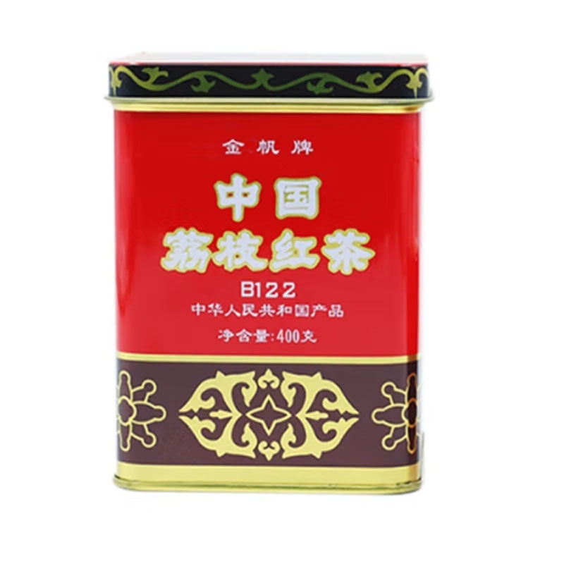 金帆牌中国荔枝红茶400g大罐装浓香型新茶耐泡回甘