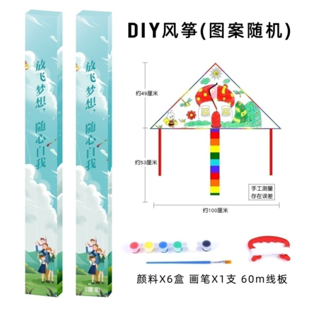 兒童DIY風(fēng)箏套裝15.8元