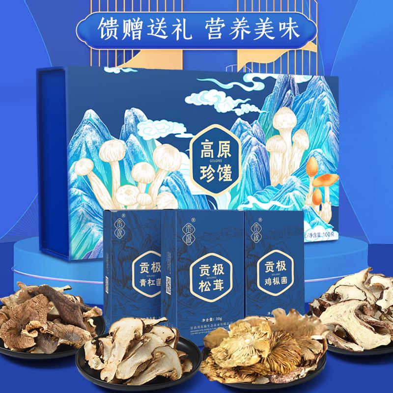 贡极高原珍馐菌菇礼盒100g