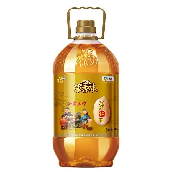 福临门家香味沂蒙土榨花生仁油5L