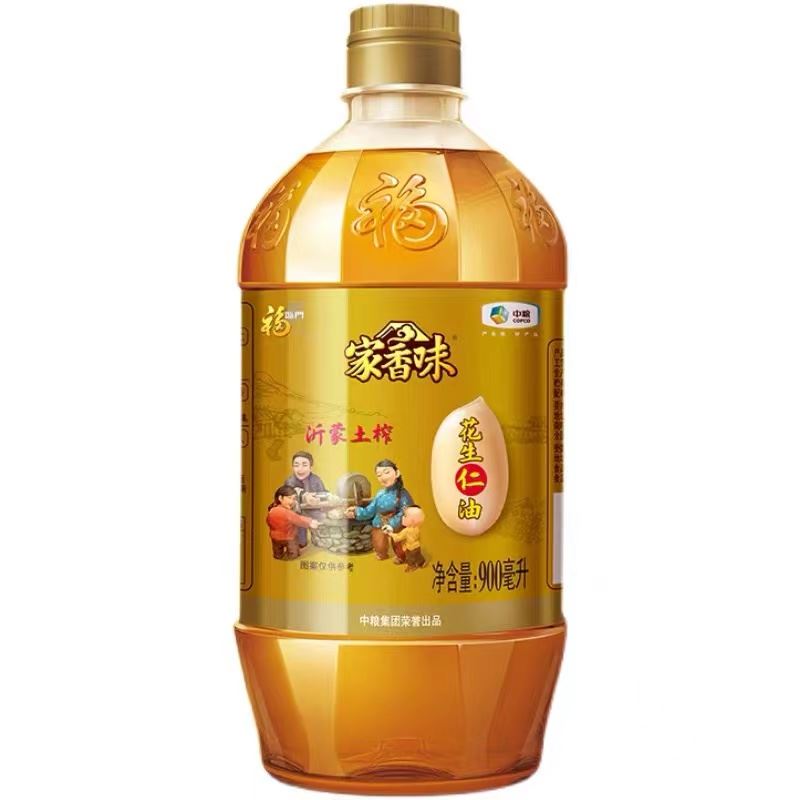 福临门家香味沂蒙土榨花生仁油900ml