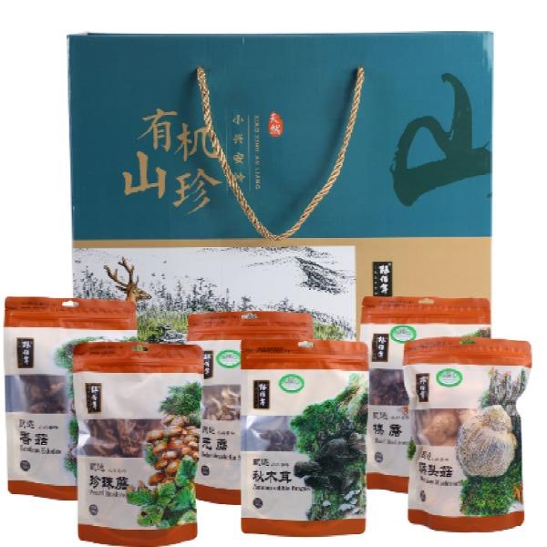 粮佰年山野珍品有机菌菇礼盒