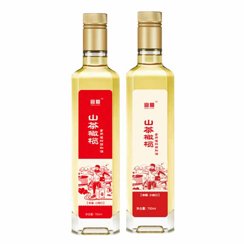 宫粮山茶橄榄调和油——小两口750ml*2瓶