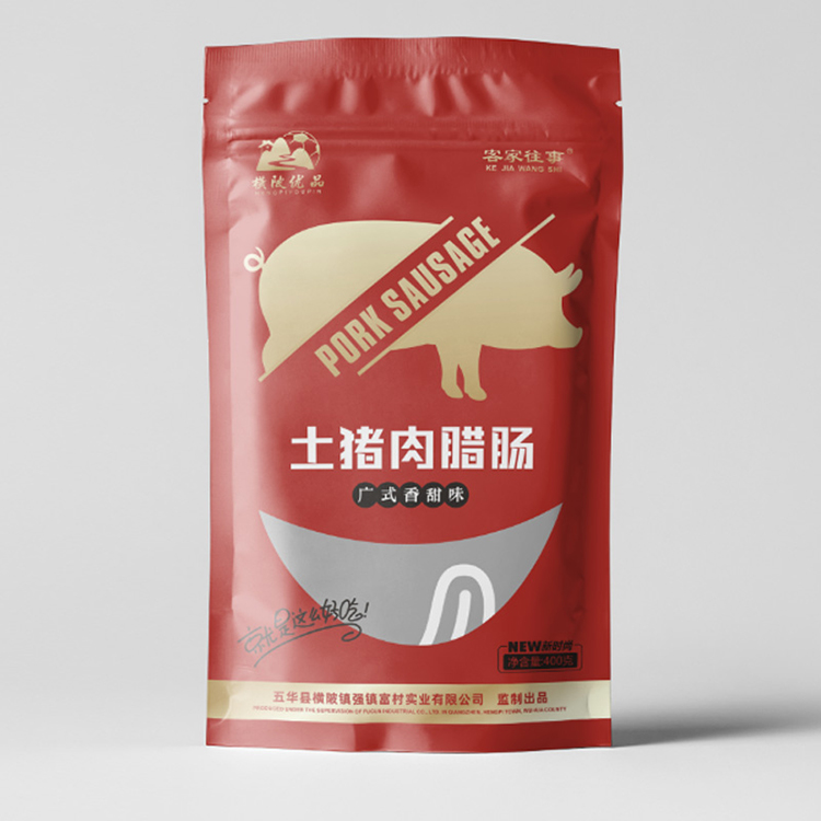 梅州横陂优品土猪肉腊肠400g/袋