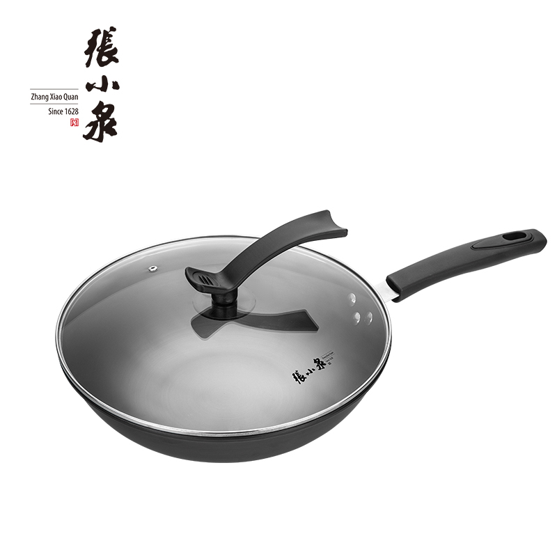 張小泉萬(wàn)家簡(jiǎn)品精鐵炒鍋  32CM     